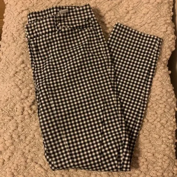 Checkered Skinny Pant